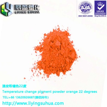 Temperature change powder temperature change color change thermochromic pigment