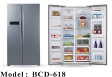 BCD-618L Solar System DC Refrigerator