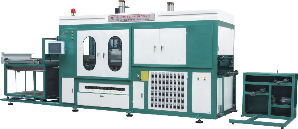 PLC type automatic vacuum forming machine