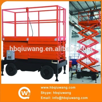 Mobile hydraulic vertical platform lift