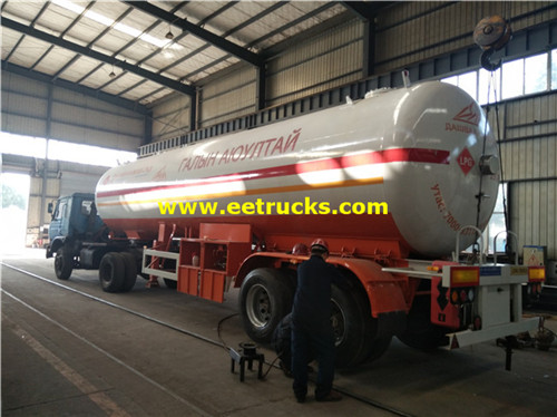 48cbm 20mt Propane Trailers Usafirishaji wa Gesi