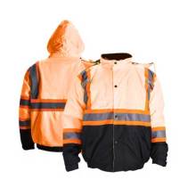 Custom Logo Black Bottom High Visibility Winter Jackets