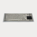 Rugged Metallic Keyboard with Touch Pad for industrial application