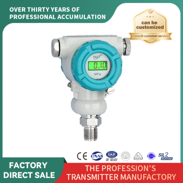 Flame-Proof Pressure Transmitter with Gauge Head