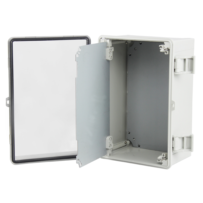 SAIPWELL 300*200*170mm IP66 Clear Cover pc enclosure with Lock