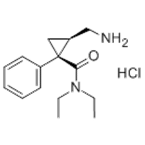 (1R,2S)-rel-2-(Aminomethyl)-N,N-diethyl-1-phenylcyclopropanecarboxamide hydrochloride CAS 101152-94-7