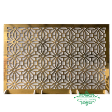 Modern PVC Gold Mirror Wall Dividers: Enhancing Space with Style