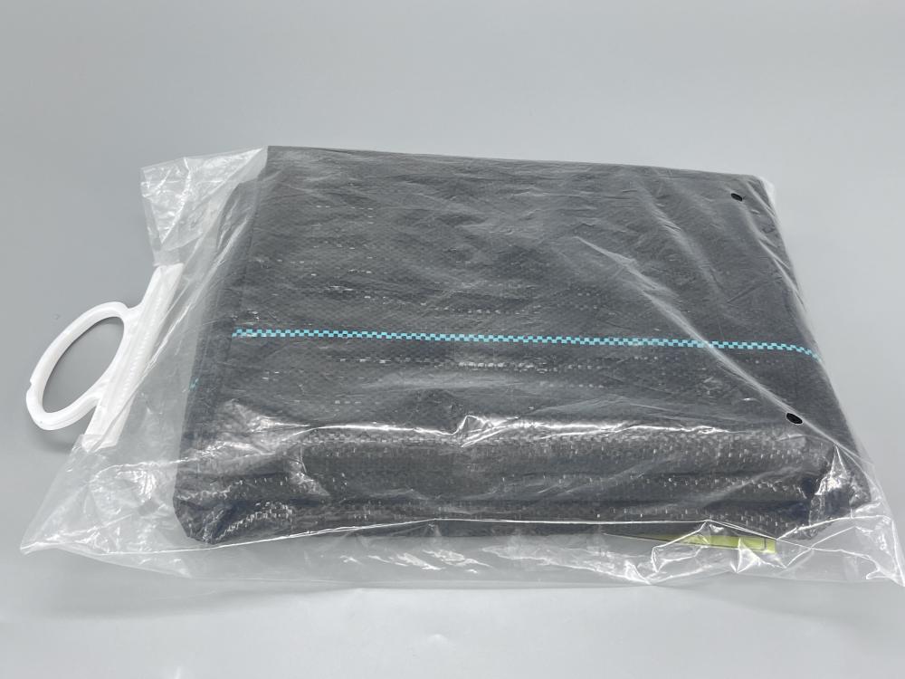 Black and Green PP woven fabric/weed control mat