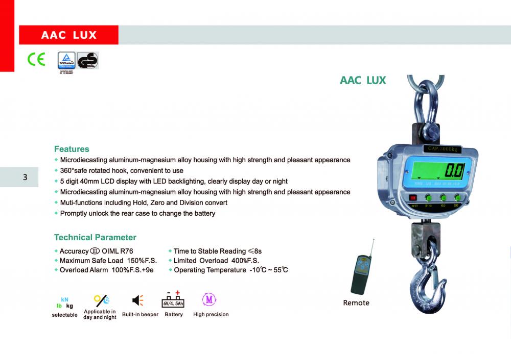 LCD display scale