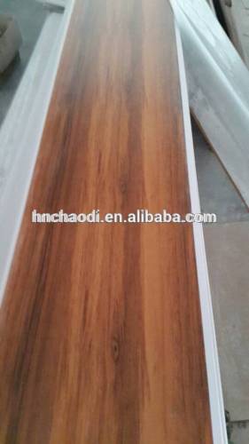 Hot Stamping Transfer wooden finished PVC Panel