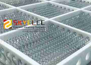 Coil shaped Fluoropolymer(PTFE) Electric Immersion Heater