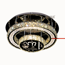 new crystal chandelier lighting fixture ring pendant