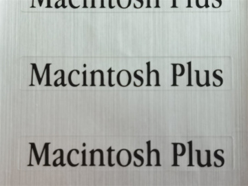 Matt Silver Polyester Sticker