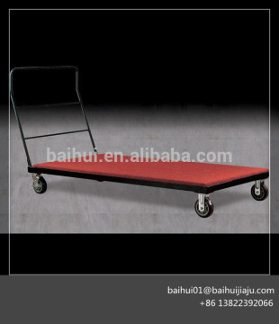 iron durable banquet table trolley