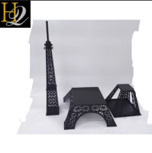 High-Quality Wholesale Black Acrylic Eiffel Tower Desk Decorations