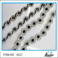 Flor rebordeada Rhinestone Banding Trim