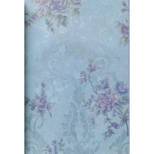 Pvc vinly wallpaper bunga desain kertas pvc wallpaper