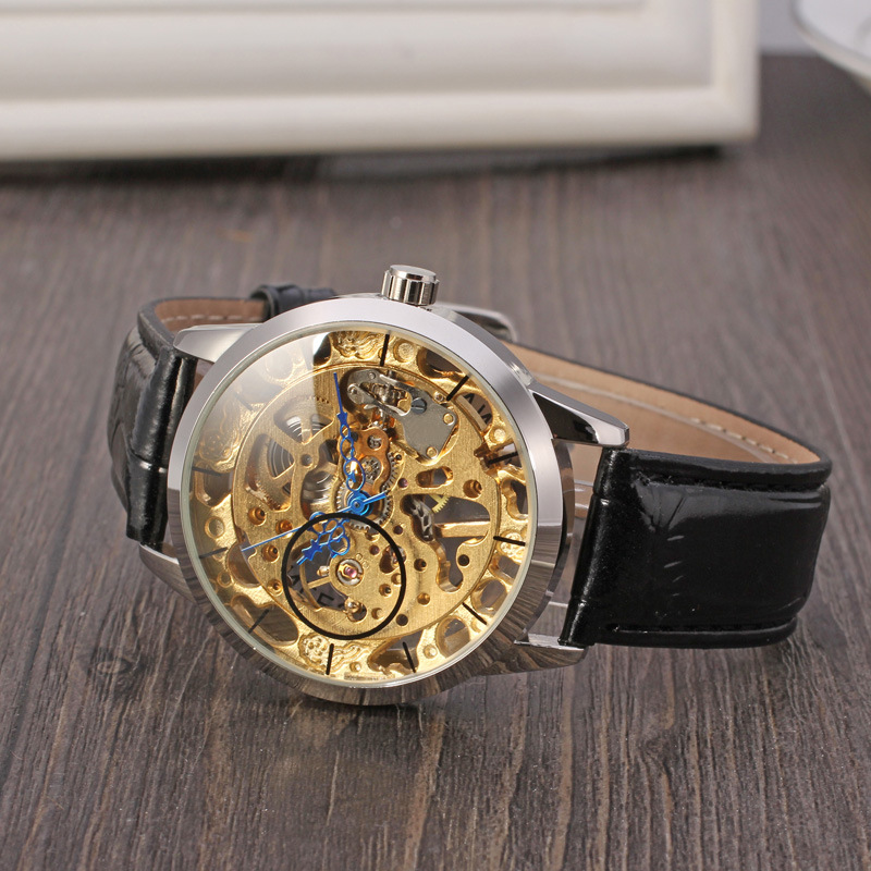 Winner Men's Fashion Casual Hollow Men Classic Business Automatic Mechanical Watch men's Watch