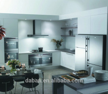 High quality lacquer white painting kitchen cabinets with complete kitchen equipment online