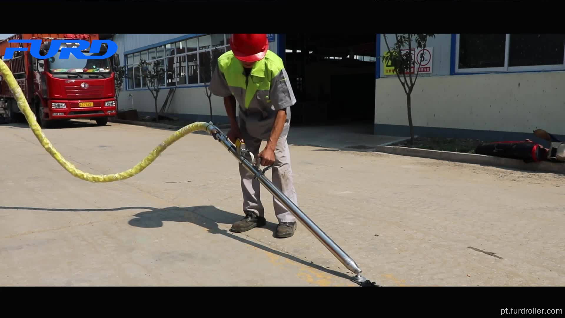 Máquina da selagem da rachadura da estrada asfaltada de 100L Crafco com queimador (FGF-100)