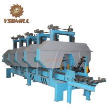 Precision Automatic Twin Multi-Head Horizontal Bandsaw Mills for Wood Cutting