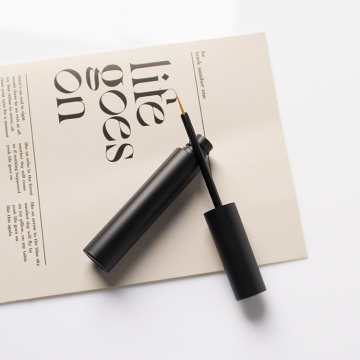 Customizable 5.5ml Frosted Mascara Tube with Wand in Wholesale: Popular Empty Eyeline Container in Black Fancy Color