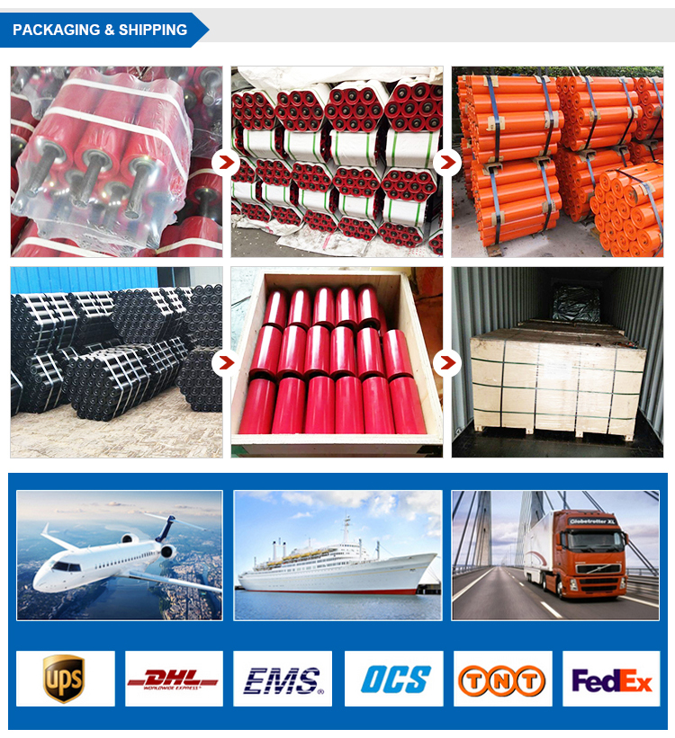 conveyor return roller steel for belt conveyor roller types