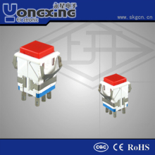 IP40 3A 250V AC mini push button switch push button locks