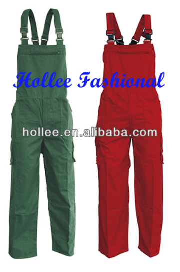 bib & brace working overall cargo trousers