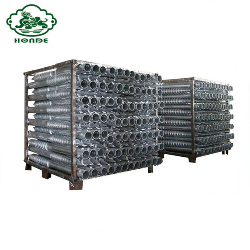 Q235 Skru Ground Galvanized Steel