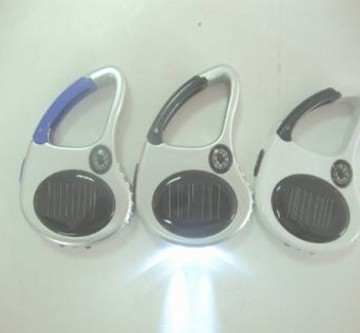 Solar Led Key Chain With Compass?