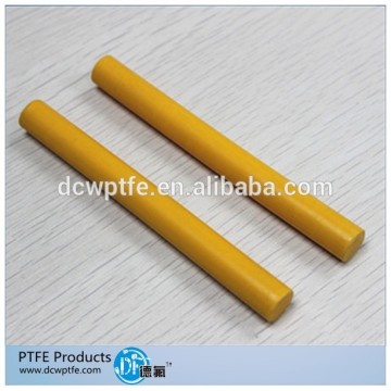 Color filled PTFE rods enhanced performance molded teflon rod