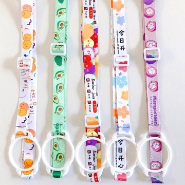 heat transfer printing custom portable water bottle lanyard