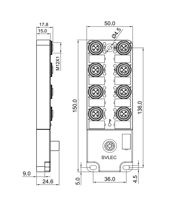 M12 IO LINK Module 