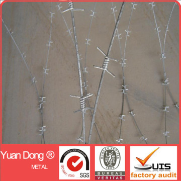 gauge 14 galvanized barbed wire length per roll