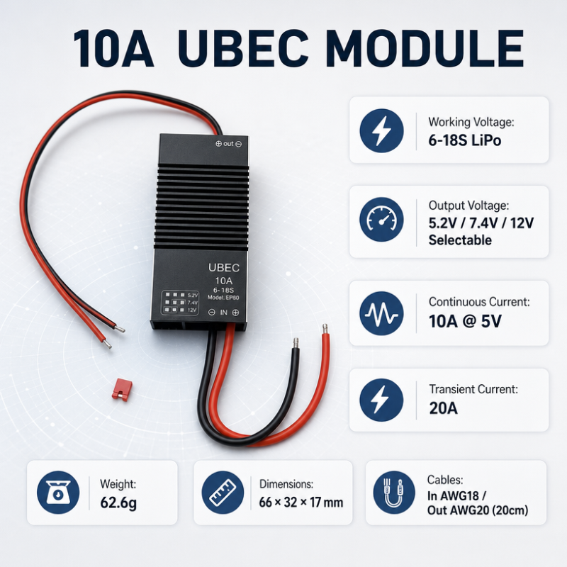 Voltage Reduction Module UBEC 10A