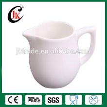 Small White Ceramic Hot Water Pitcher Ceramic Wholesale Milk Frothing Pitcher