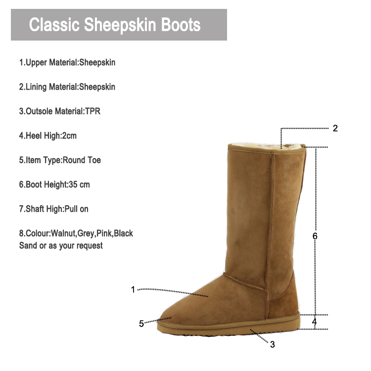 Waterproof sheepskin winter boots Waterproof sheepskin winter boots