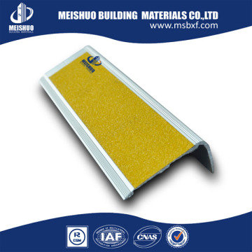 Anti-skid aluminium tile edging stair nosing for tile floor