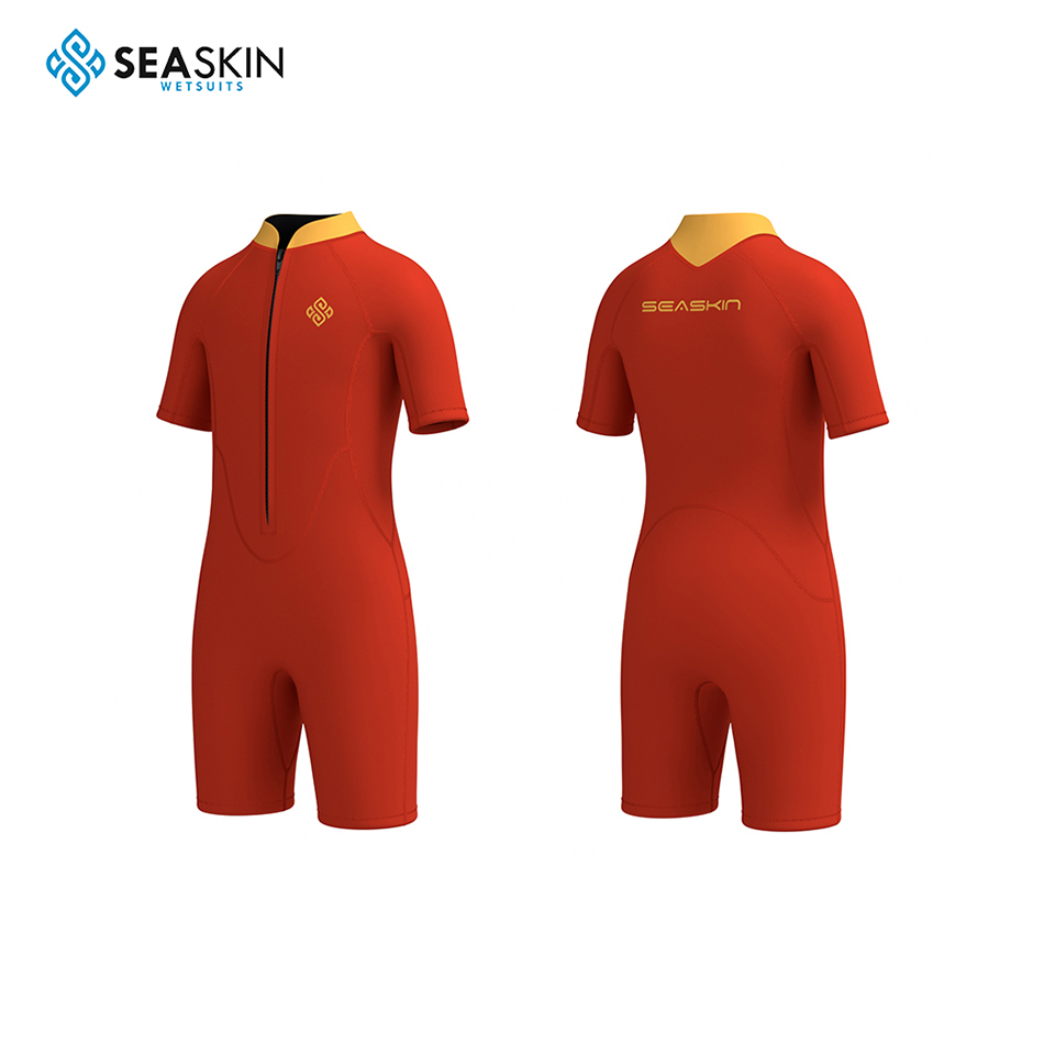 Seaskin 3mm neoprene बच्चे सर्फिंग डाइविंग wetsuit