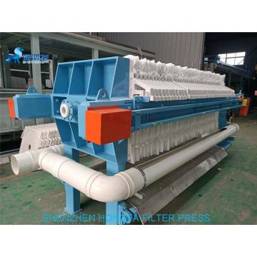 Fluorite mine tailings sludge dewatering Filter Press