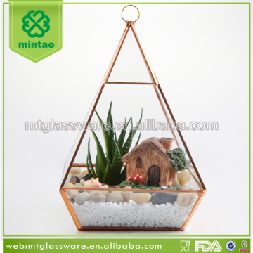 hanging pyramid glass greenhouse