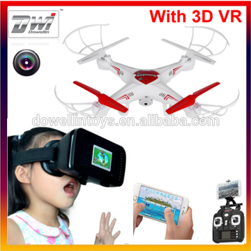 2.4G Wifi Drone with 3D VR Glasses Hold High Headless ,VR 3D Glasses for smartphones