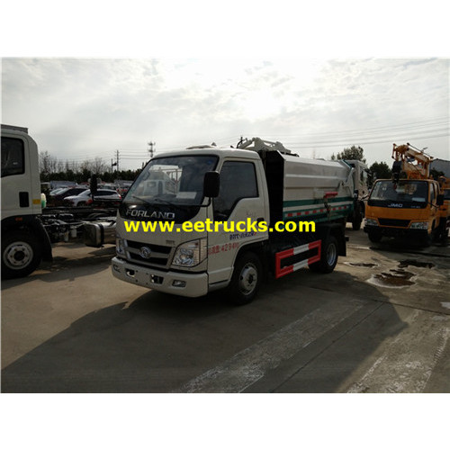 Camions à ordures de 3 CBM Foton Bucket