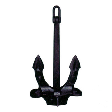 Steel ship anchor triangular anchor
