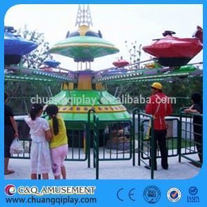 Theme park amusement rides mini aircraft race