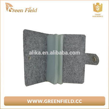 Recycled felt card holder grey felt card holder