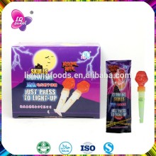 skulls glowing lollipop candy