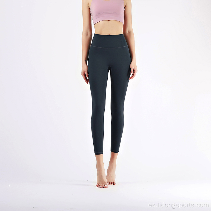 Venta caliente Leggings de pantalones de yoga para mujeres de alta calidad