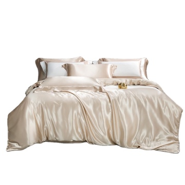 Machine Washable 100% Mulberry Silk Bedding Set: Fitted Sheets, Pillowcases & Duvet Cover